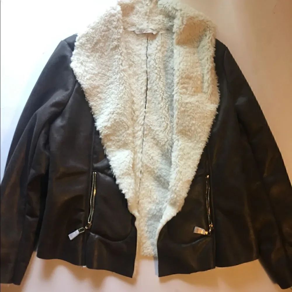 Soft Surroundings Plush Lined Open Jacket